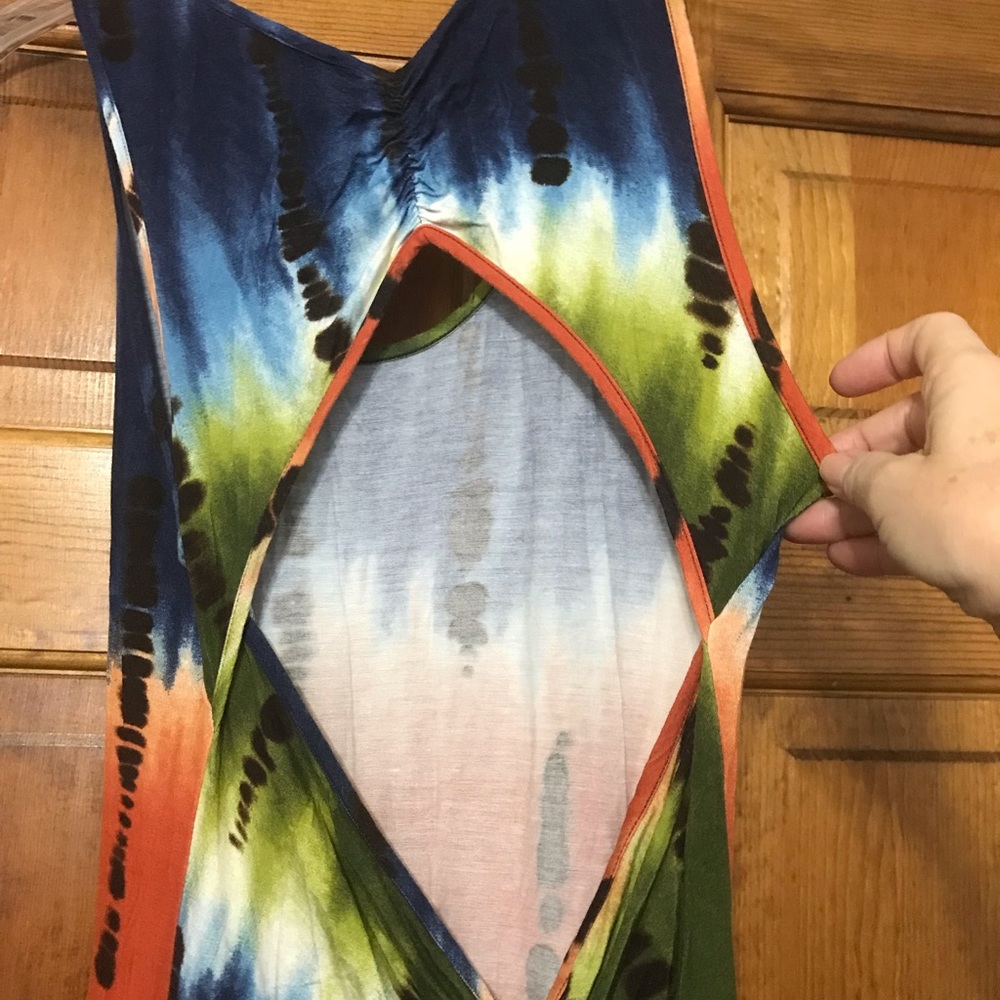 Multicolored Blue S size Large